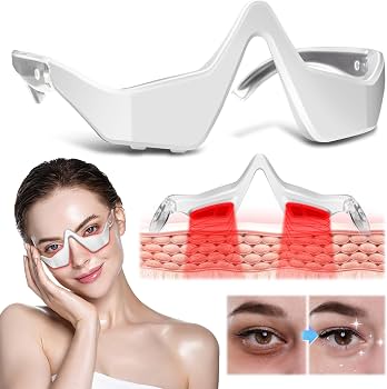 EyeGlow 4-in-1 Microcurrent Red Light Eye Massager
